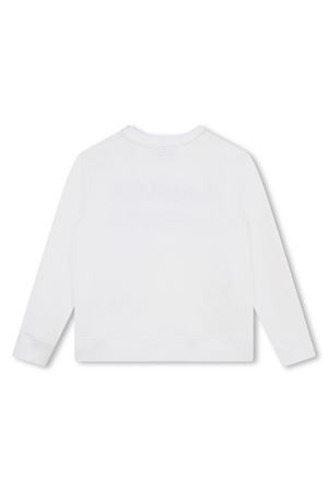 white cotton sweatshirt LANVIN KIDS | N30141117